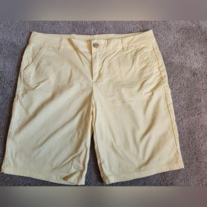 Liz Claiborne yellow shorts